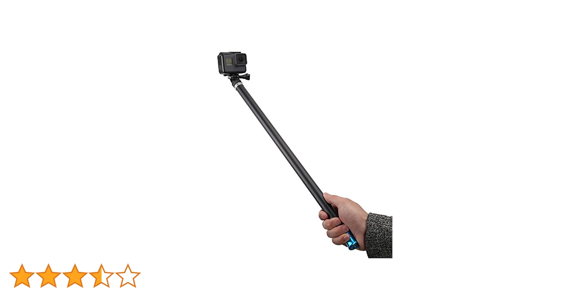 Amazon | TELESIN GoPro 用 2.7m超長炭素繊維自撮り棒 54.5cm